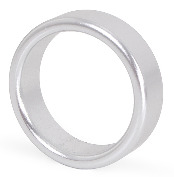 Anneau pénien en Aluminium CIRCLE 15mm Argenté