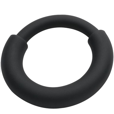 Anneau pénien en silicone BOOST Noir