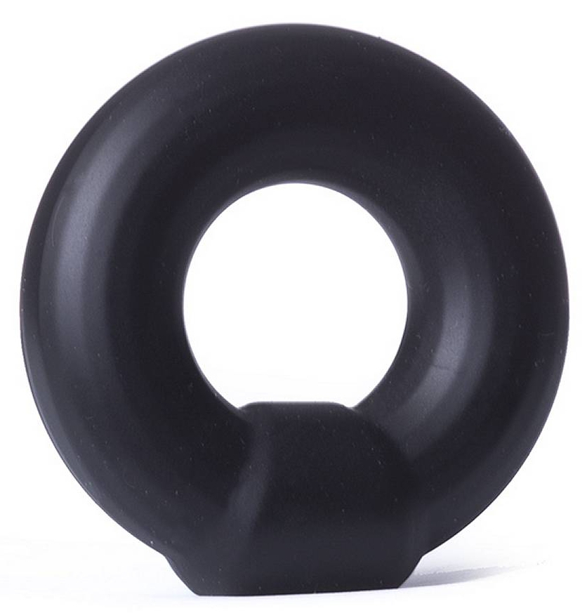 Anneau pénien en silicone KNOB Noir