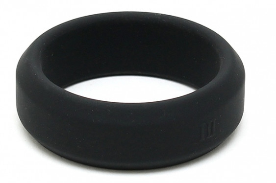 Anneau pénien en silicone SOFT RING 18mm Noir