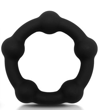 Anneau pénien en silicone WAKE UP 35mm Noir