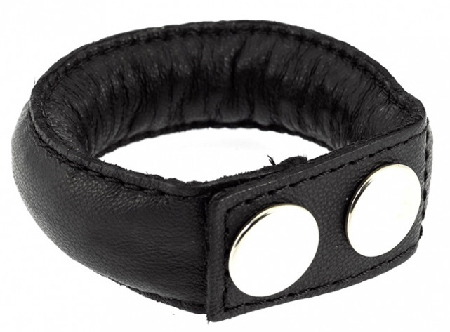 Anneau pénien lesté en cuir 90 grammes