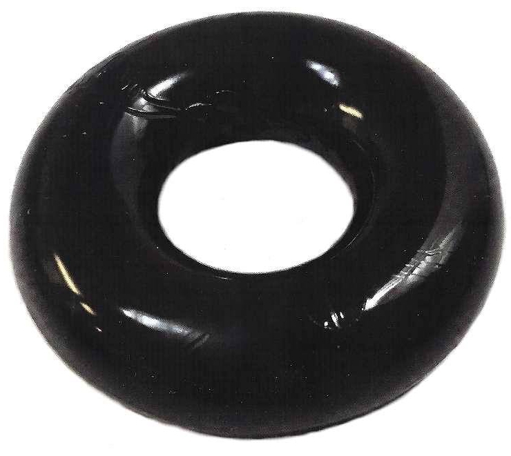 Anneau pénien souple FAT STRETCHY Noir