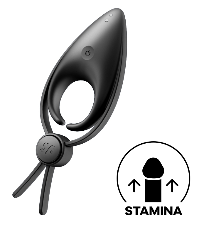 Anneau pénien vibrant SNIPER Satisfyer 28mm Noir