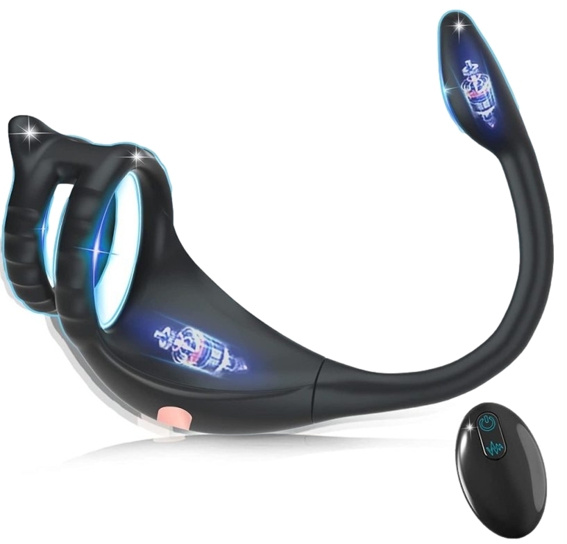 Anneaux et Plug Vibrant KNIGHT 9 Vibrations 42mm