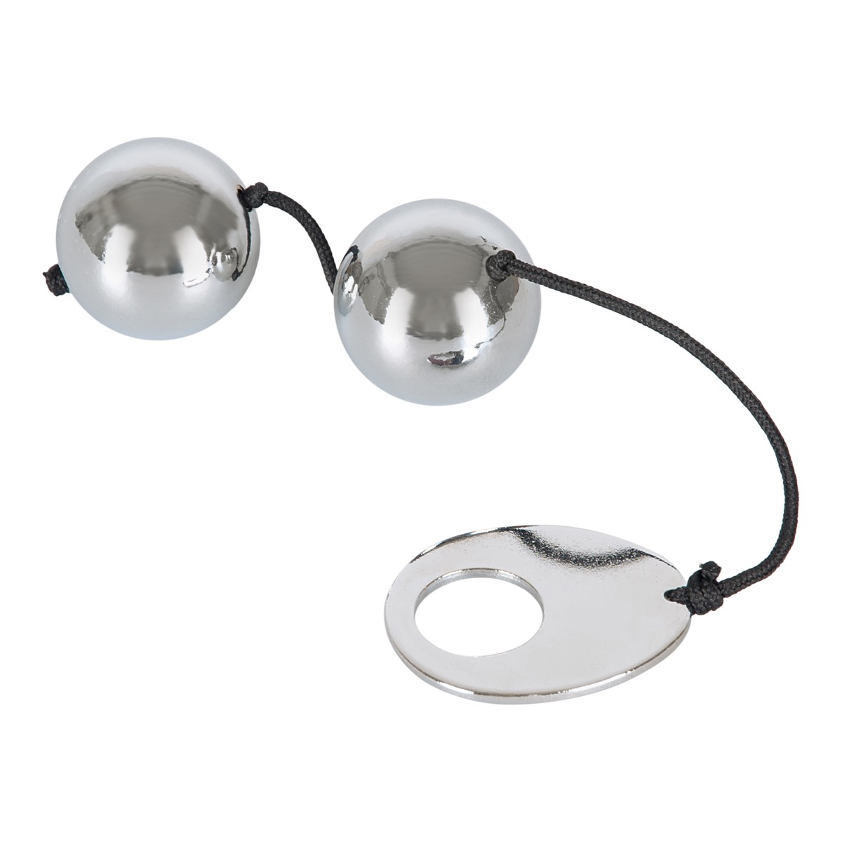 Bad Kitty Boules anales en métal HEAVY DUO 18 x 3cm