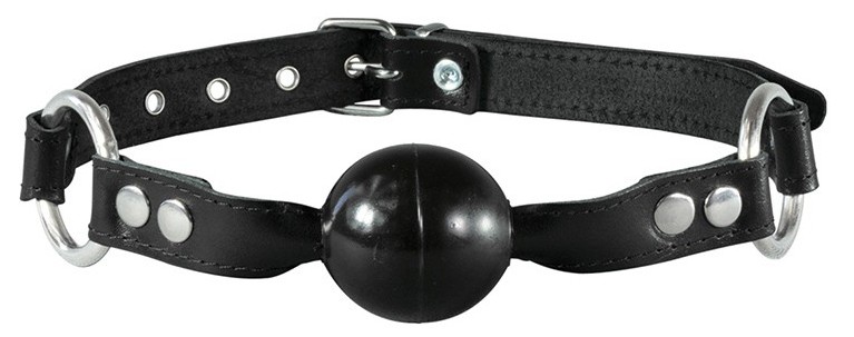 Baillon Boule SIMPLY GAG 4cm Noir