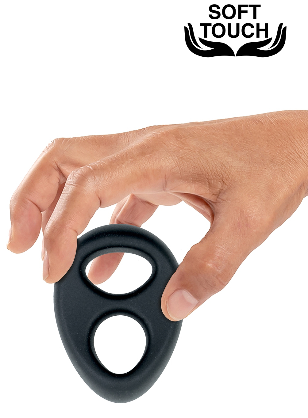 Ballstretcher en silicone DUO 6.5cm