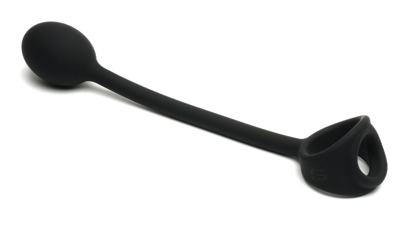 Ballstretcher Plug THUNDER ASSLOCK 6 x 4.5 cm Noir