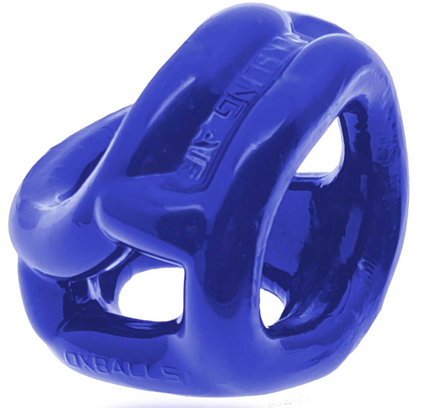 Ballstretcher souple Oxballs COCKSLING AIR Bleu