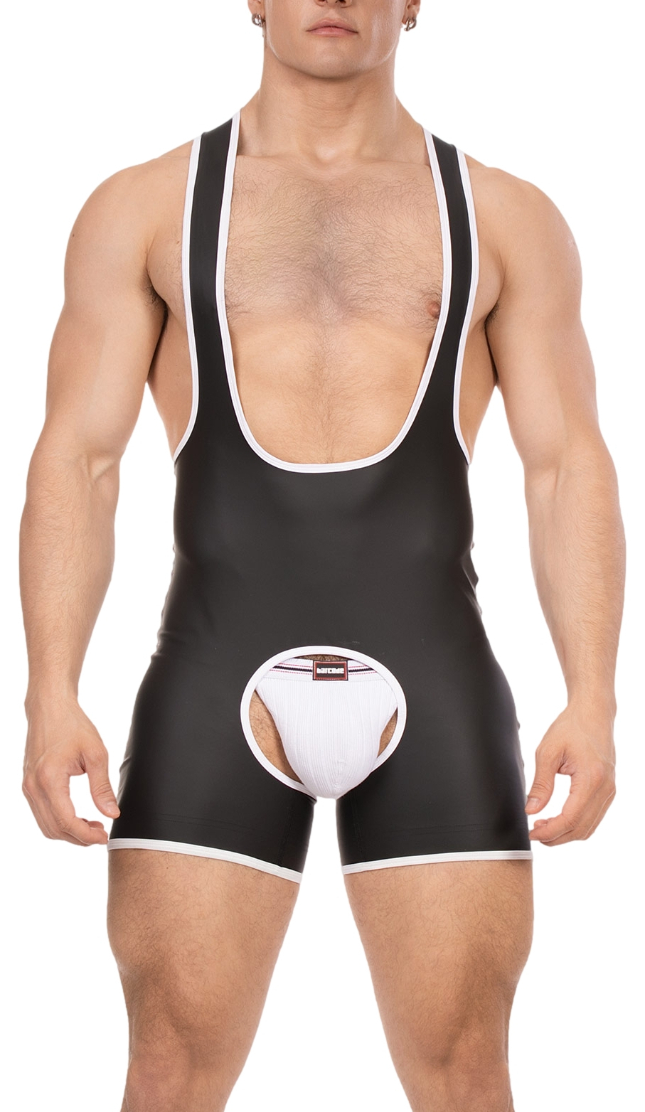 Barcode Berlin Body Backless KAM Noir-Blanc