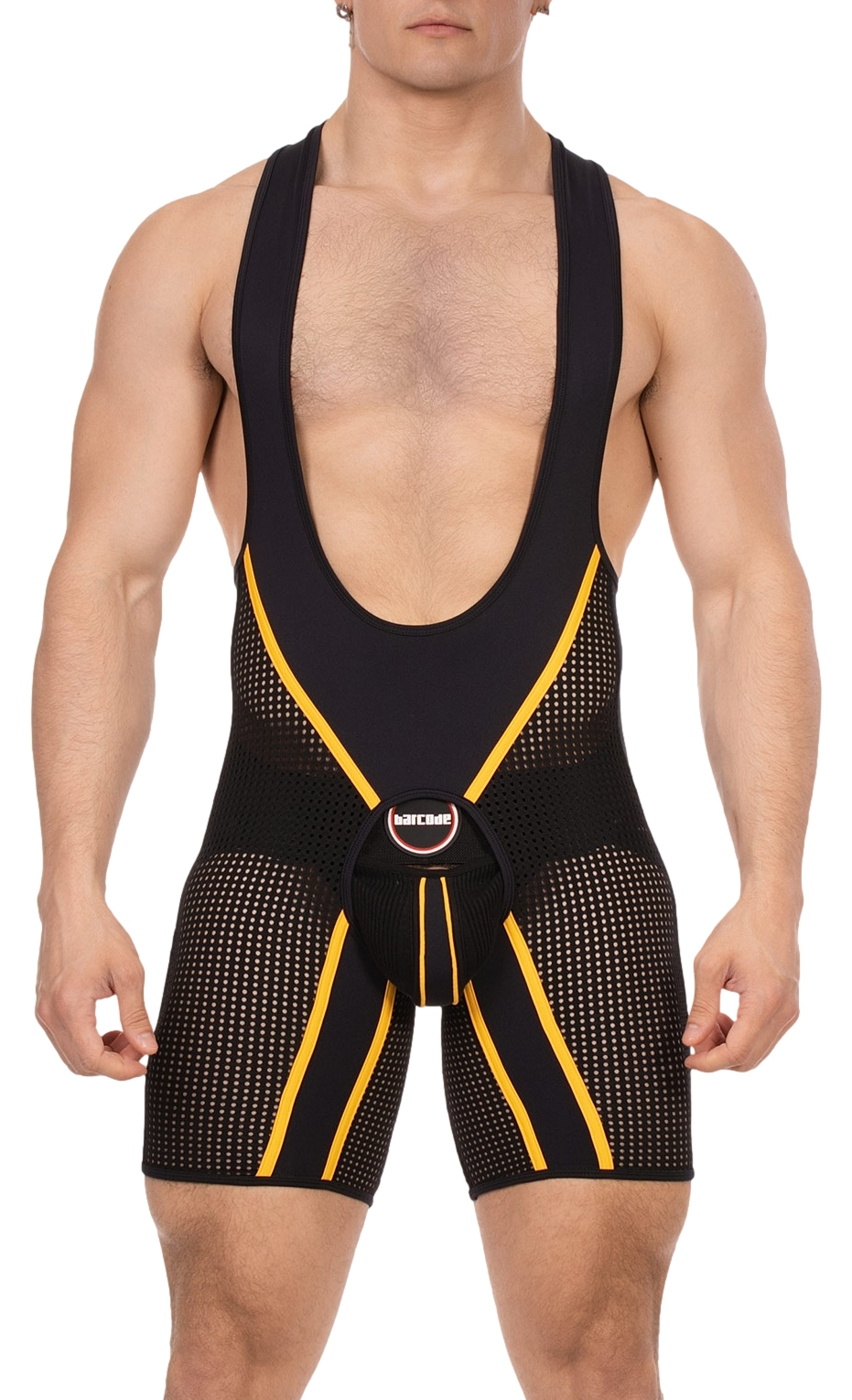Barcode Berlin Body Backless KRISH Noir-Jaune