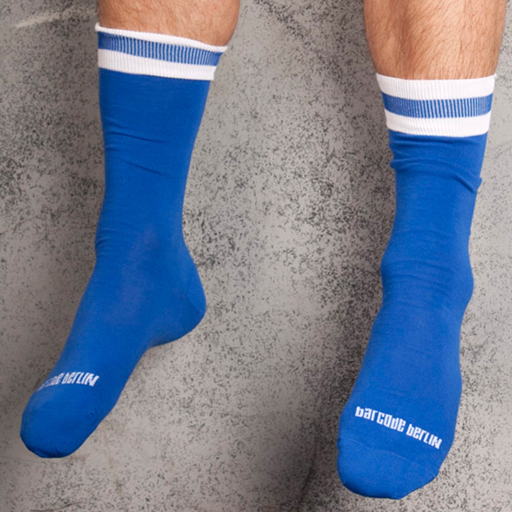 Barcode Berlin Chaussettes CITY SOCKS Bleues