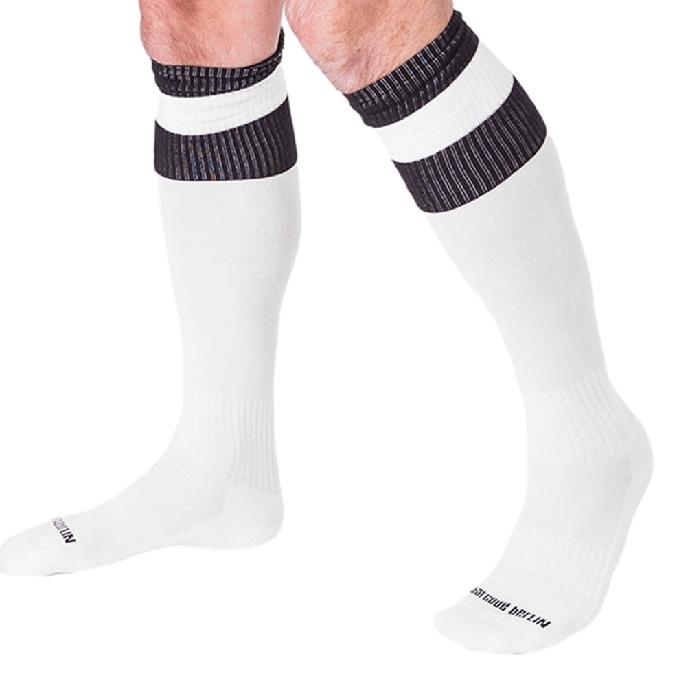Barcode Berlin Chaussettes FOOTBALL SOCKS Blanc-Noir