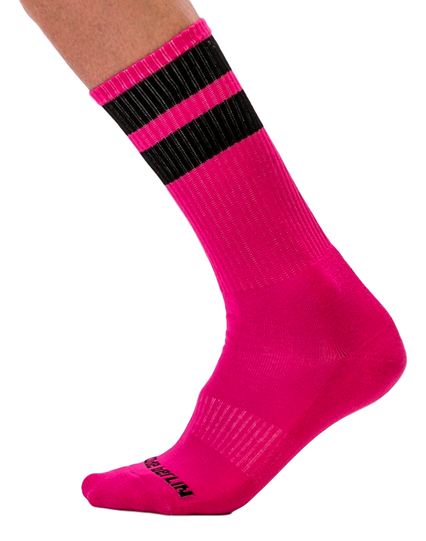 Barcode Berlin Chaussettes GYM SOCKS Rose-Noir