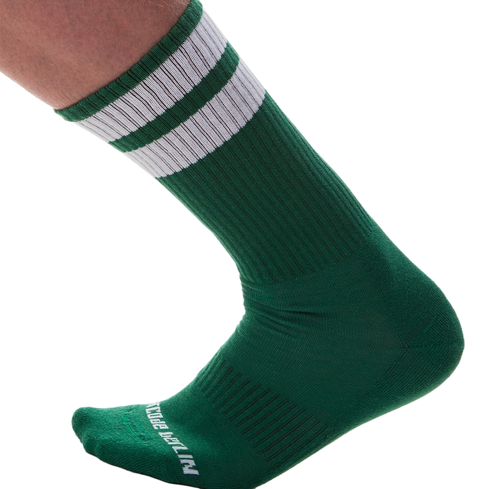 Barcode Berlin Chaussettes GYM SOCKS Vert-Blanc