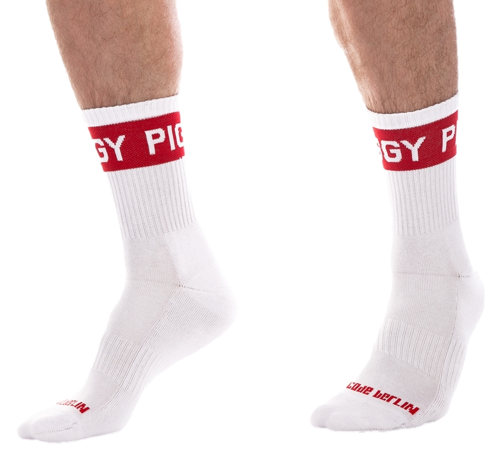 Barcode Berlin Chaussettes PIGGY Fetish Half Socks