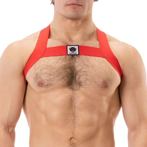 Barcode Berlin Harnais élastique LEONSH Rouge