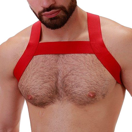 Barcode Berlin Harnais Élastique MATT Rouge