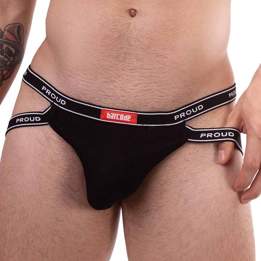 Barcode Berlin Rib Jock PROUD BOY Noir