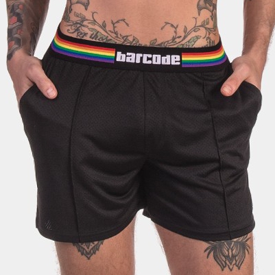 Barcode Berlin Short Barcode PRIDE Noir