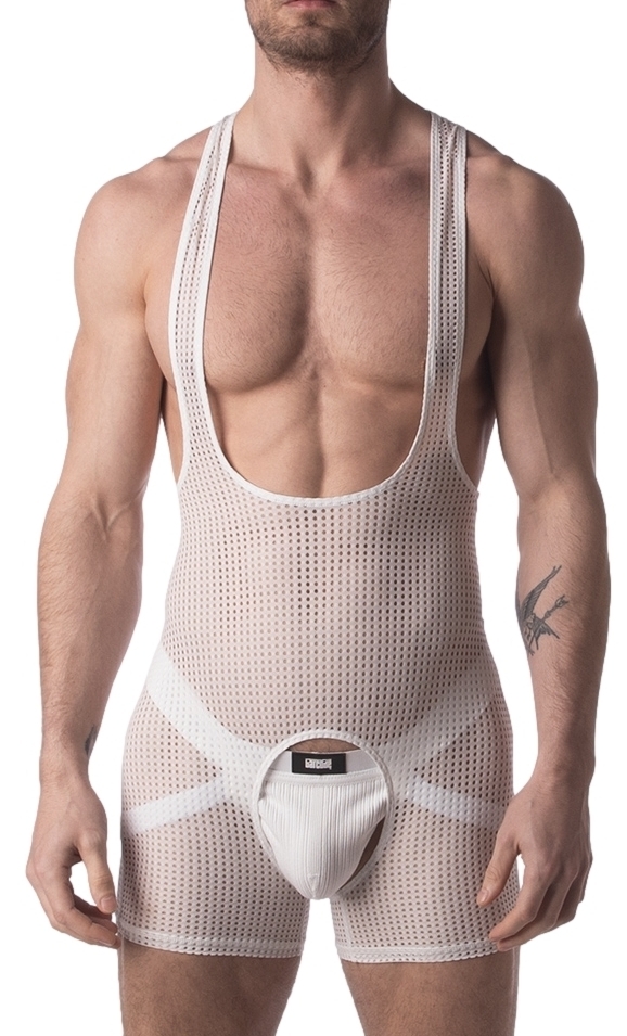 Barcode Berlin Singlet Backless PAN Blanc
