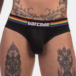 Barcode Berlin Slip Barcode PRIDE Noir