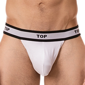 Barcode Berlin String Cache-sexe TOP Blanc