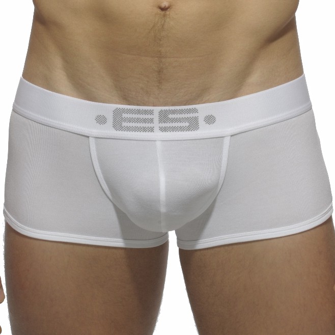 Basic Modal Push Up Short Boxer Blanc