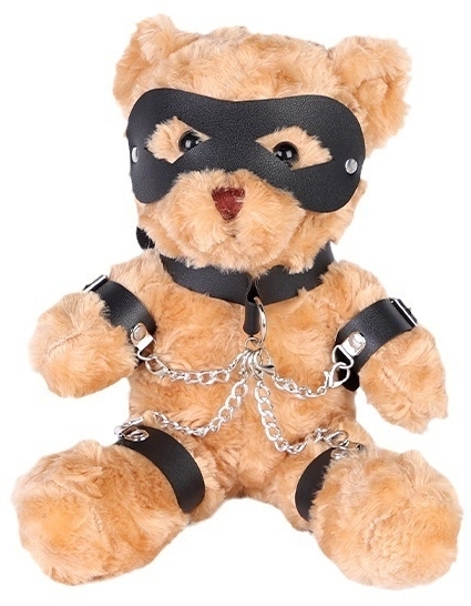 BDSMaster Ours Peluche TEDDY BEAR Bondage 31cm Marron