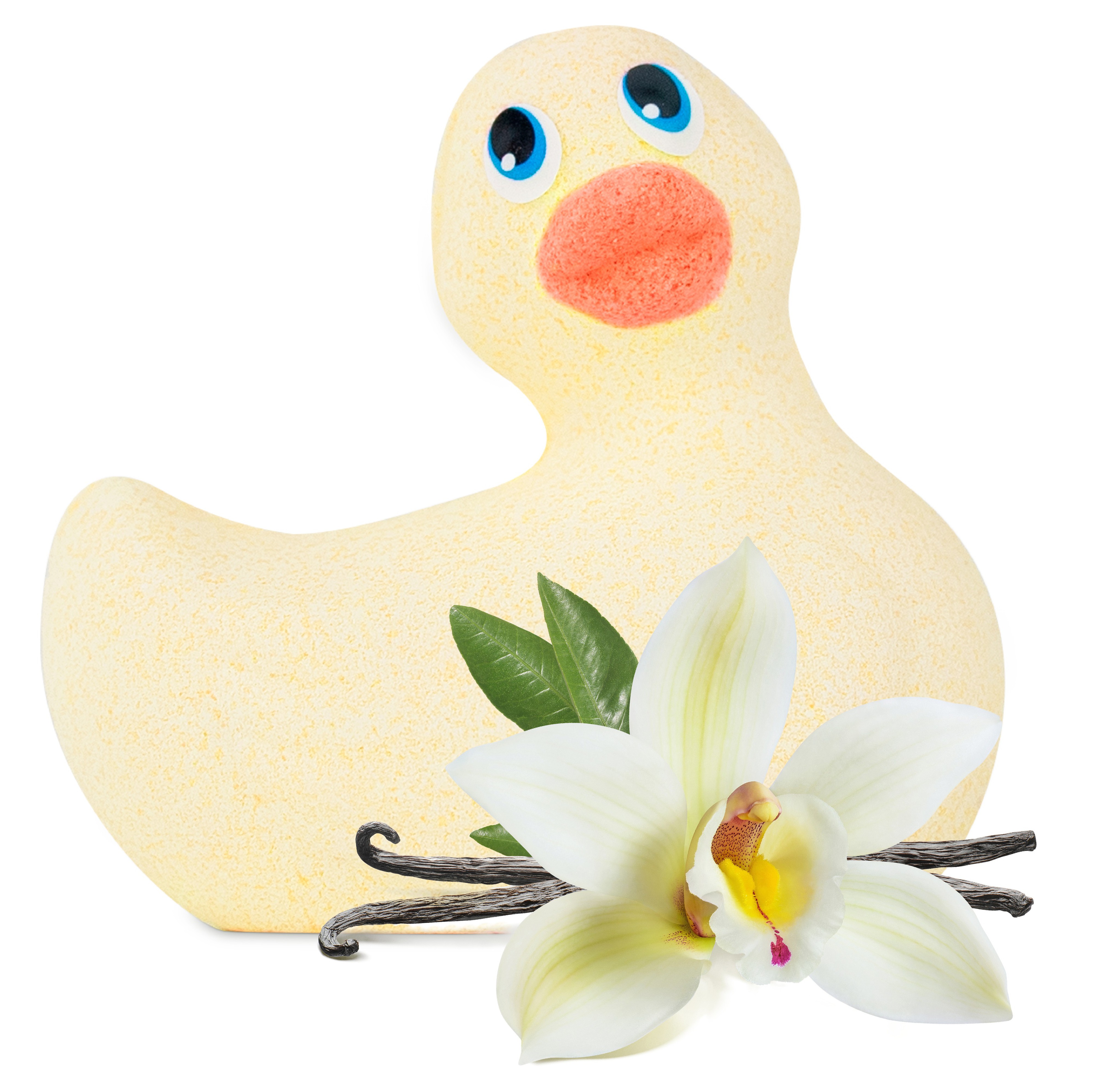 Big Teaze Toys Bombe de bain moussante CANARD Senteur Vanille