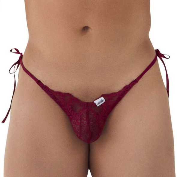 Bikini Dentelle Coeur NINSUN Bordeaux