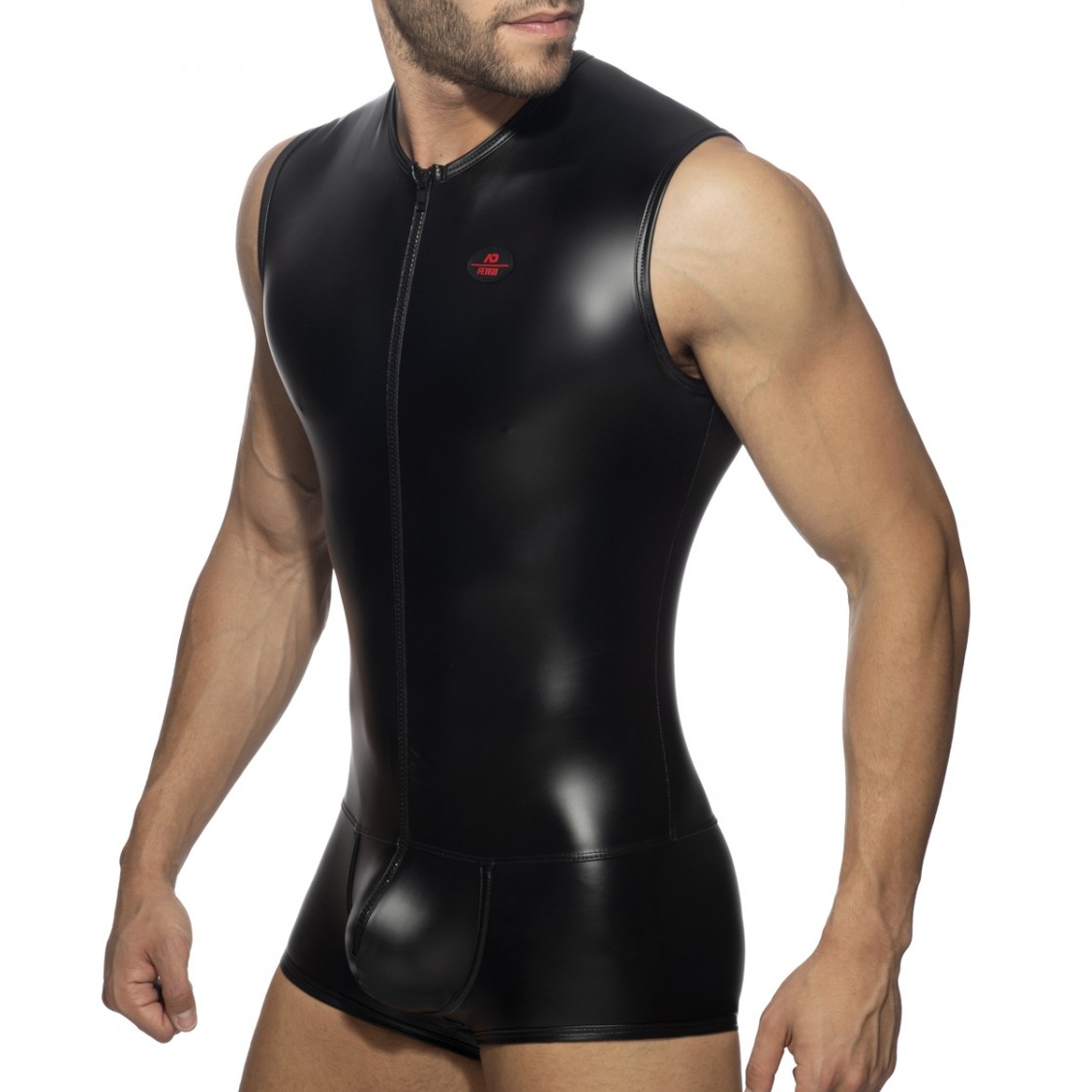 Body Débardeur FRONT ZIP RUB Noir