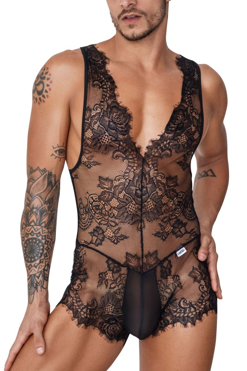Body Dentelle Dos Nu PSYCHÉ Noir