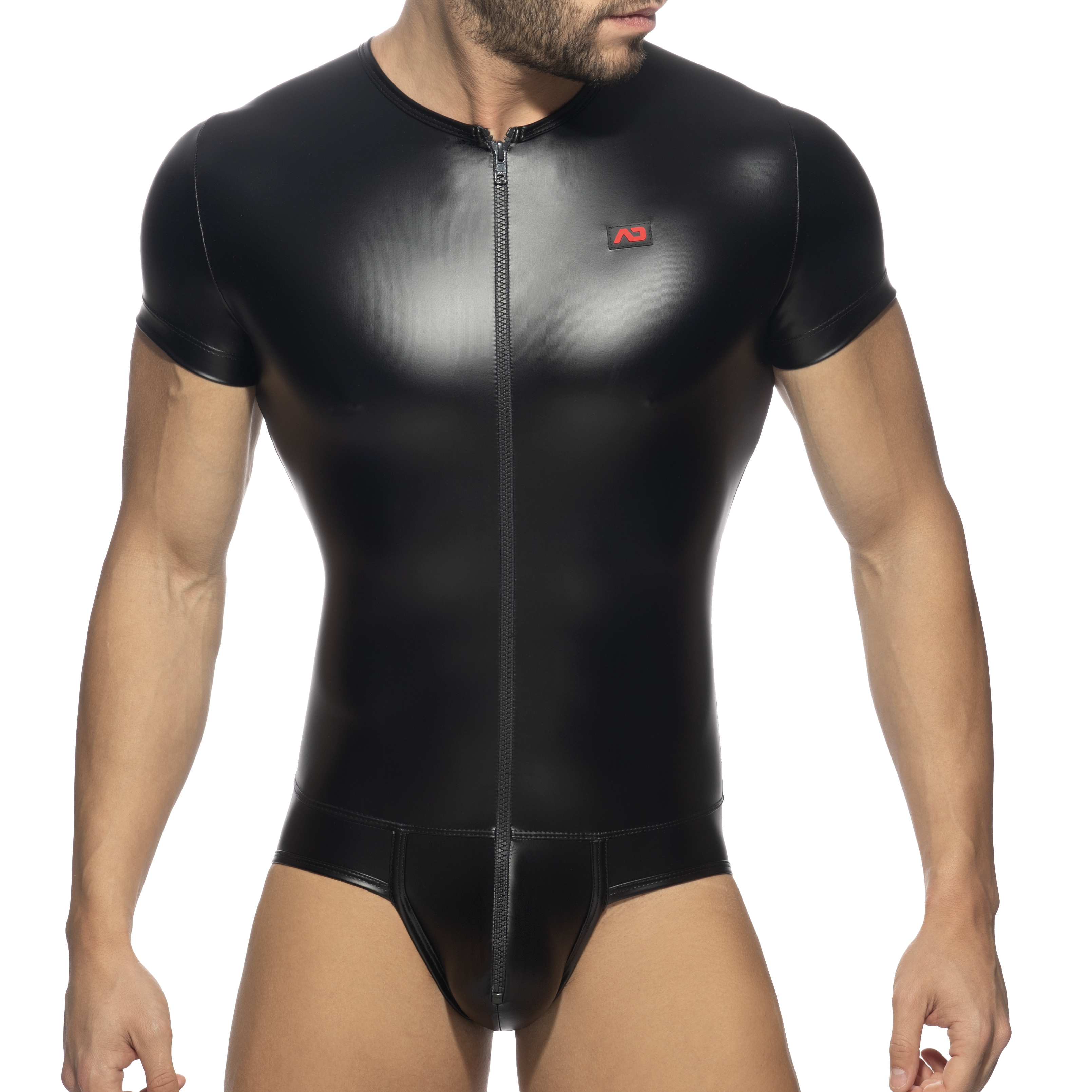 Body FRONT ZIP RUB Noir
