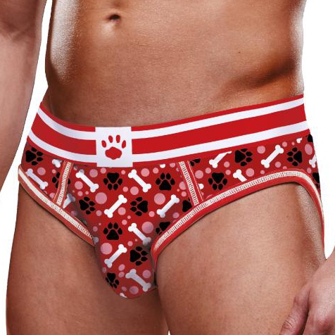 Bottomless Puppy OPEN BRIEF Prowler Rouge
