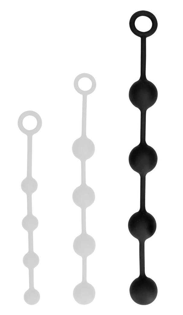Boules anales CHAPBALLS Large 46 x 4.7 cm Noires