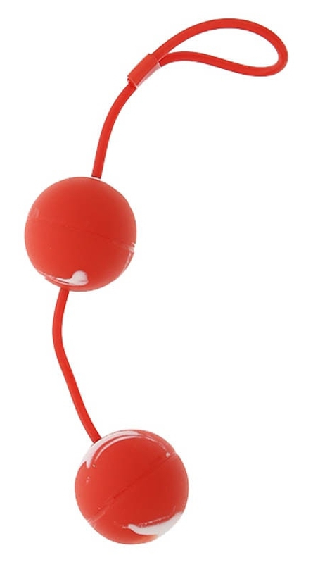 Boules de geisha DUO BALLS 11 x 3.3cm Rouges