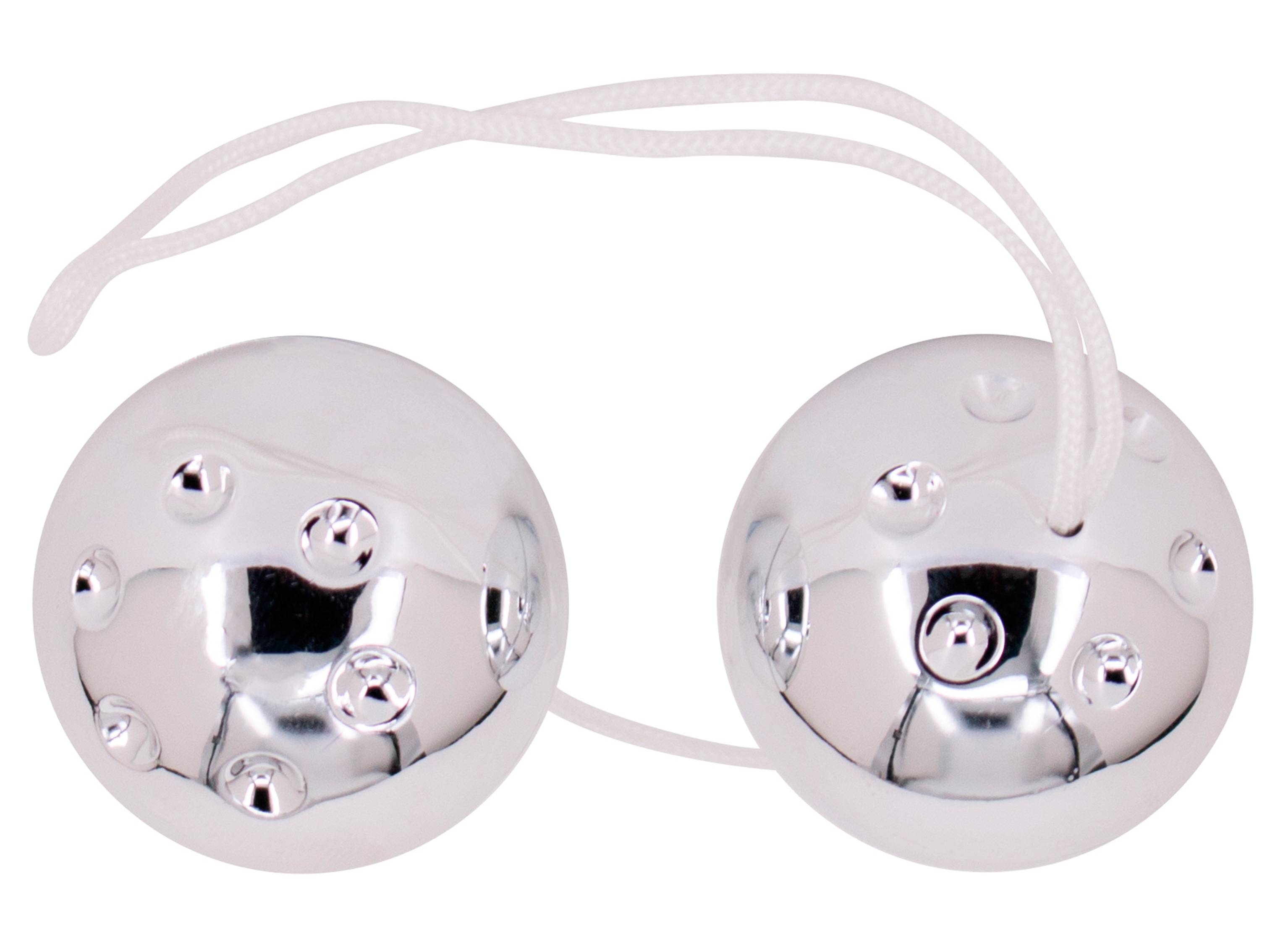 Boules de Geisha DUO BALLS 3.3cm Silver