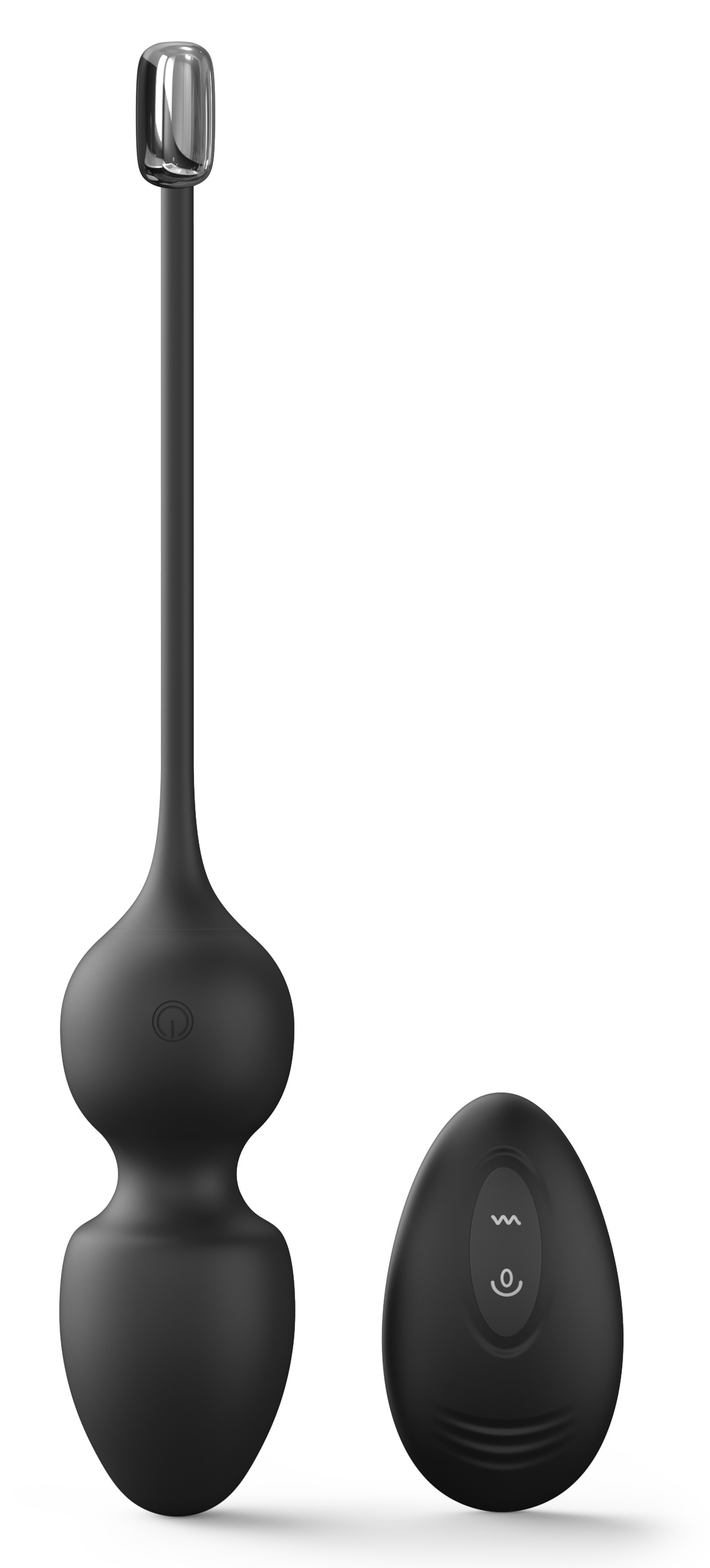 Boules Vibrantes LOVE BALLS Dorcel 9 x 3.5cm Noires