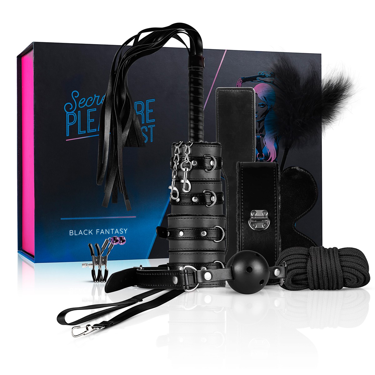 Box BDSM Black Fantasy - 10 pièces