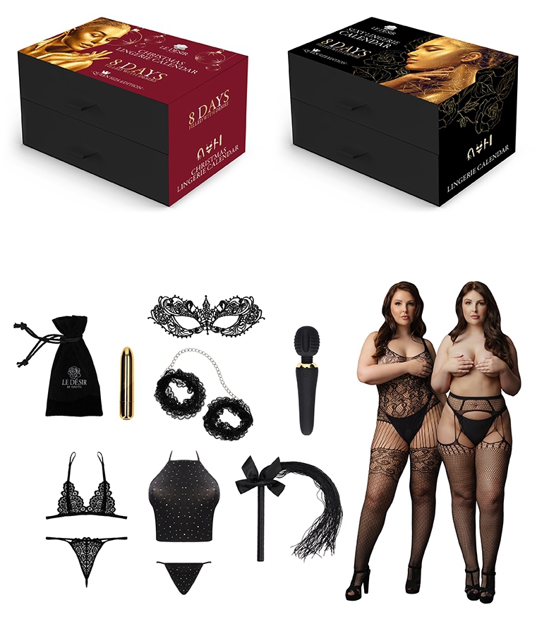 Box Calendrier de l'Avent érotique 2021- 8 jours - Le Désir Queen Size