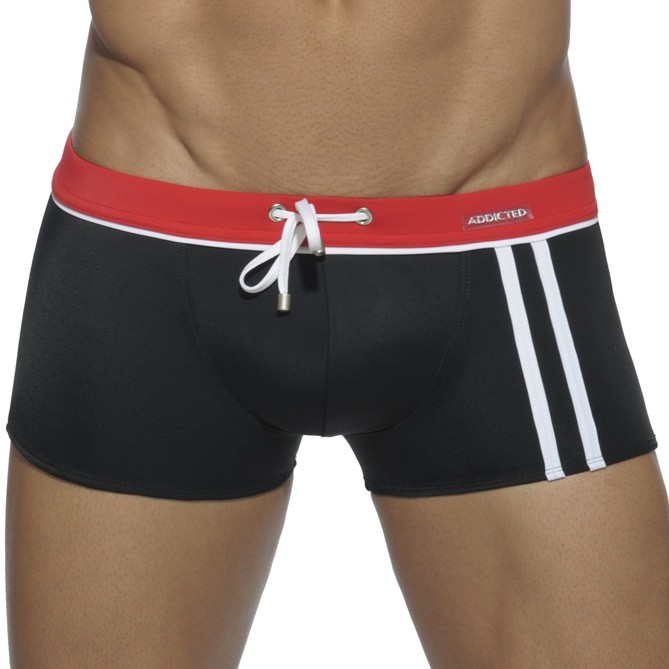 Boxer de bain Sport Binding Noir
