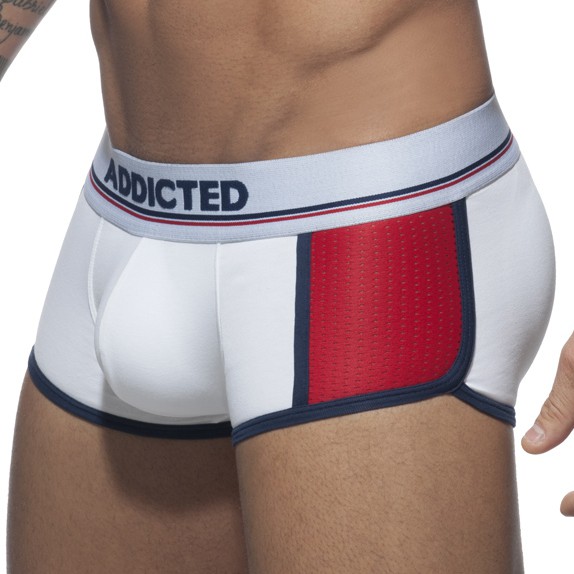 Boxer rembourré SPORTIVE TRUNK Blanc