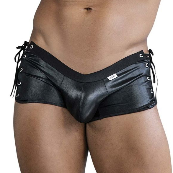 Boxer sexy avec lacets TIRENIS Noir