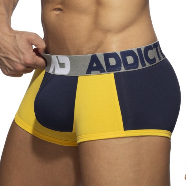 Boxer TREY Bleu marine-Jaune