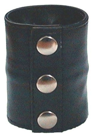 Bracelet de force en cuir MISTER B Noir