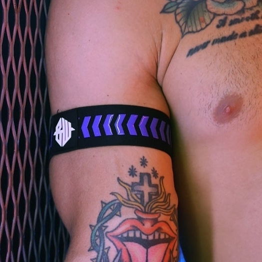 Brassards DAYCRAWLER Breedwell Noir-Violet