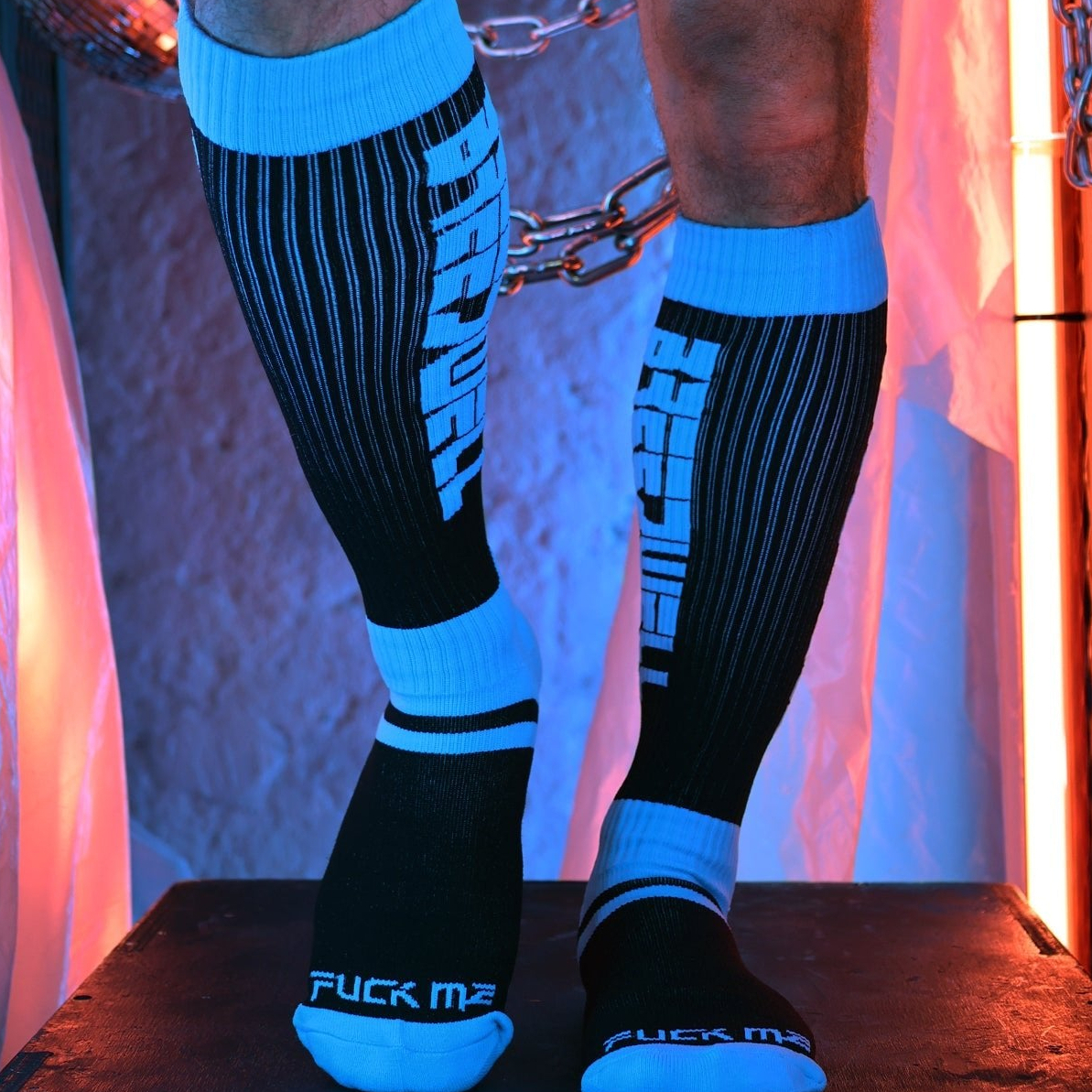 Breedwell Chaussettes hautes ETERNITY Breedwell Noir-Turquoise