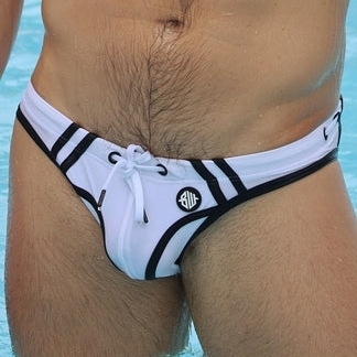 Breedwell Slip de bain EXPOSE SWIM Breedwell Blanc neon